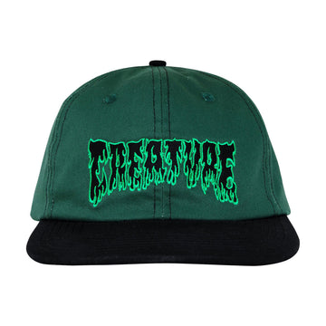 Creature Hesher Flame Snapback Hat - Green