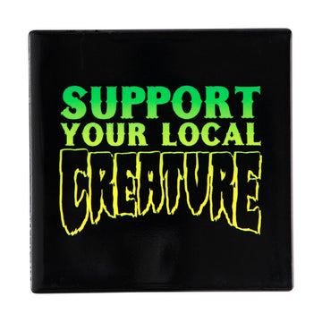 Creature Pool Tile Coaster Set - Black