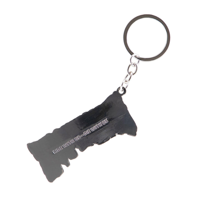 Creature Hesher Flame Keychain - Silver