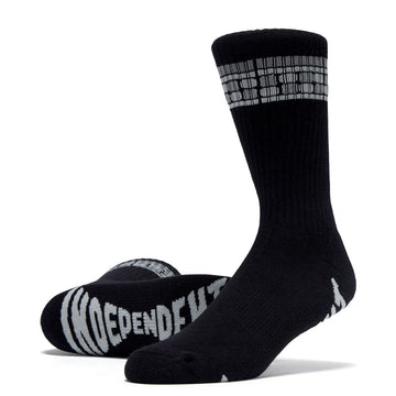 Independent Tile Span Crew Socks - Black