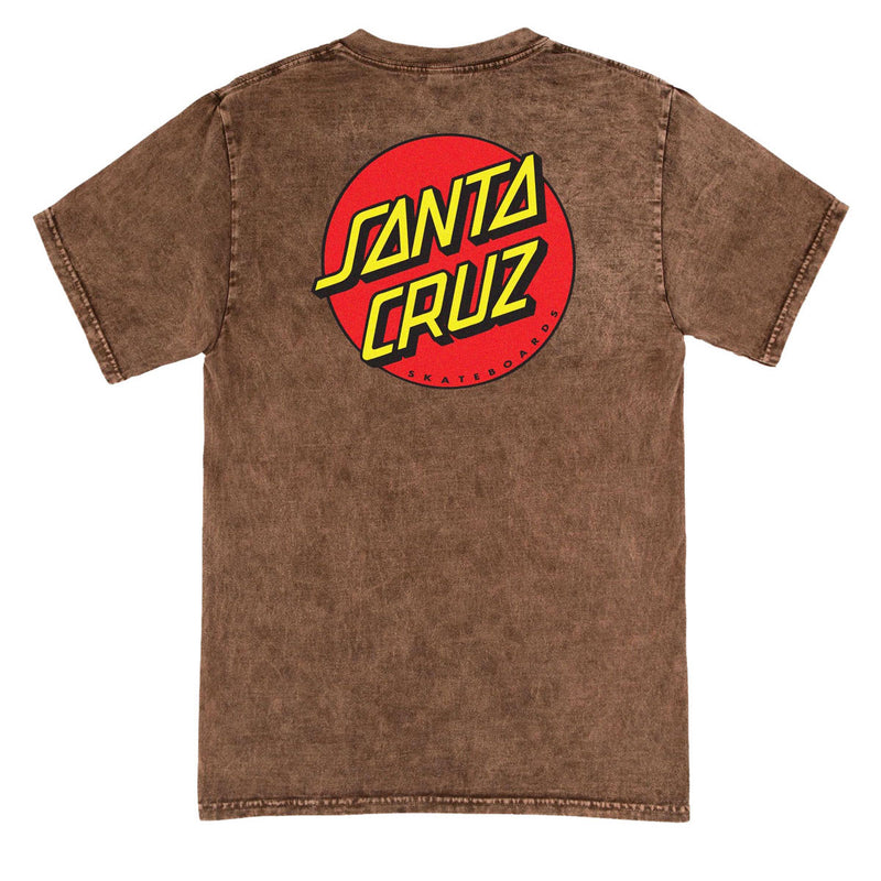 Santa Cruz Classic Dot T-Shirt - Mineral Mocha