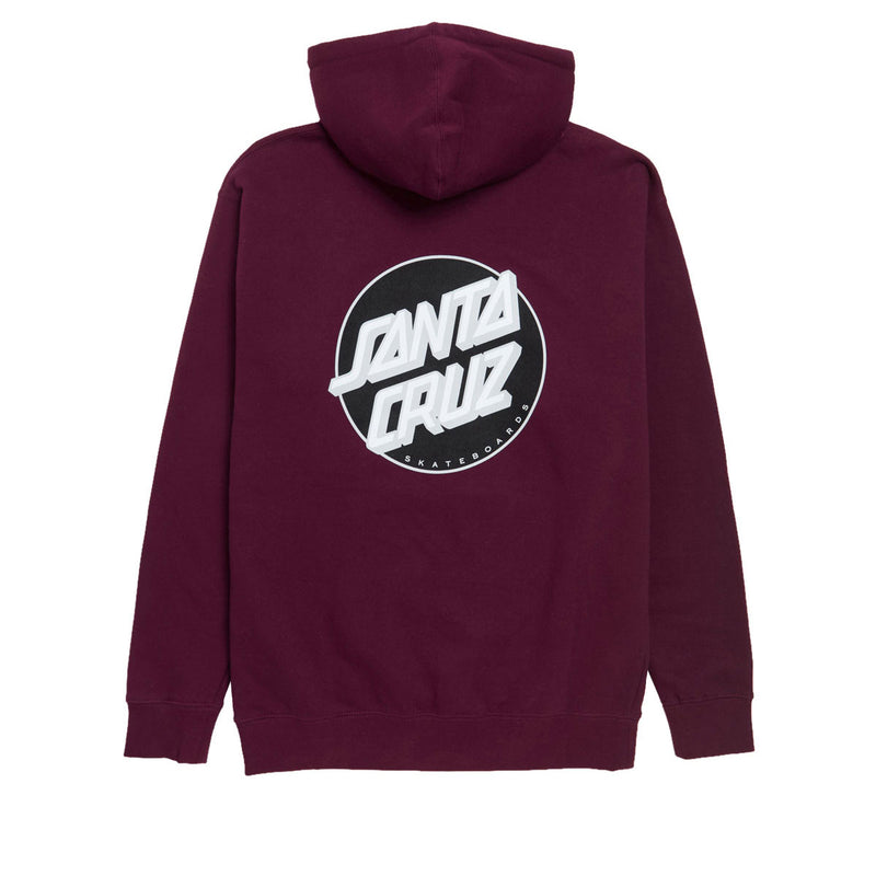 Santa Cruz Other Dot Hoodie - Maroon/Black/Silver