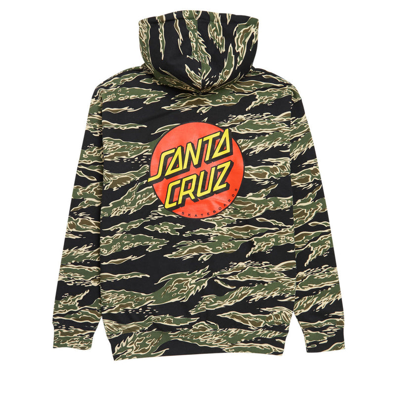 Santa Cruz Classic Dot Hoodie - Tiger Camo