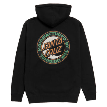 Santa Cruz MFG Moon Dot Zip Hoodie - Black