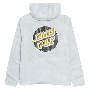 Santa Cruz Cruz Windbreaker Jacket - White Camo/Gold