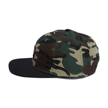 Santa Cruz Cruz Label Snapback Hat - Camo/Black