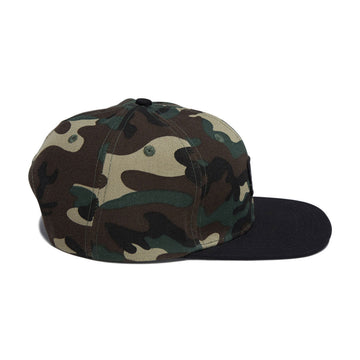 Santa Cruz Cruz Label Snapback Hat - Camo/Black