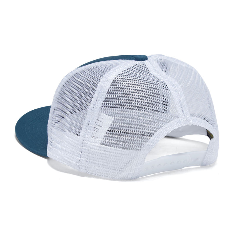 Santa Cruz Cruz Embroidered Trucker Hat - Harbor Blue/White