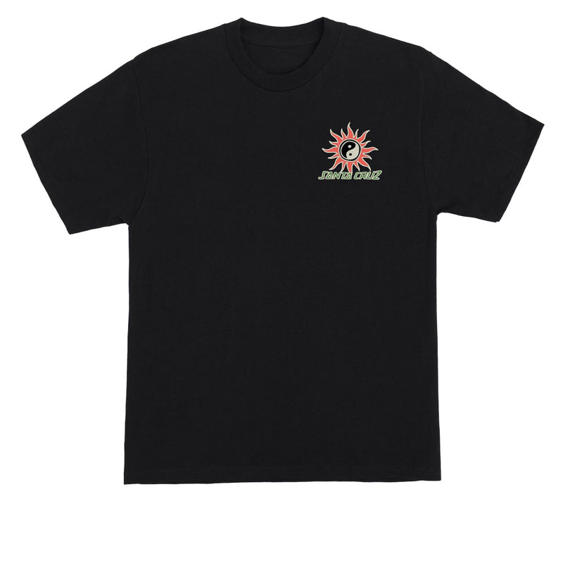 Santa Cruz Sol Spiral T-Shirt - Black