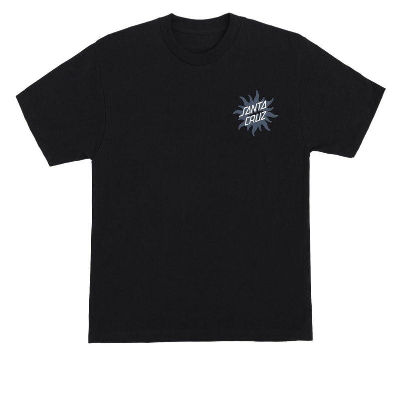 Santa Cruz Strange Check Dot T-Shirt - Black