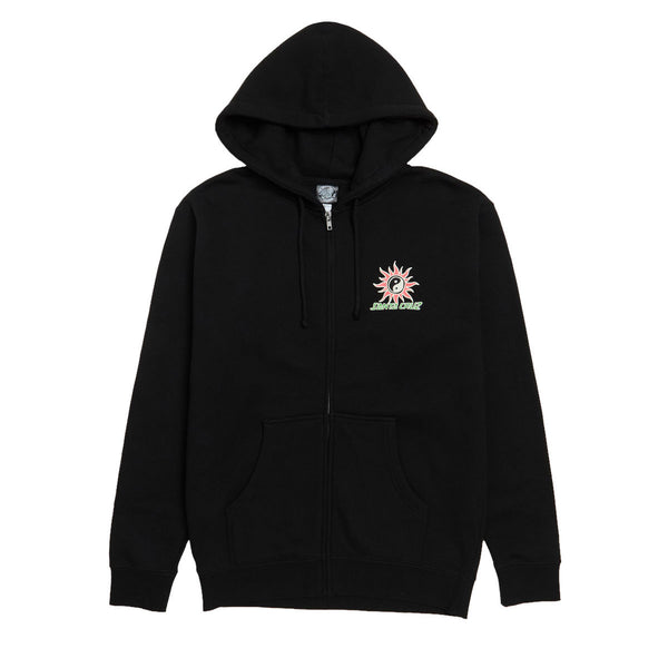 Santa Cruz Sol Spiral Zip Hoodie - Black – CCS