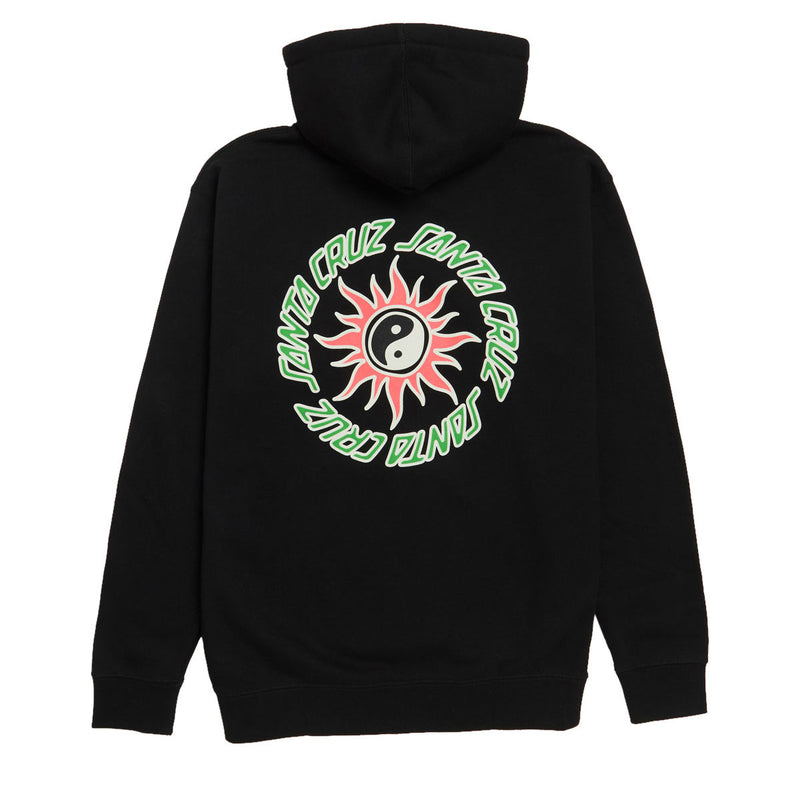 Santa Cruz Sol Spiral Zip Hoodie - Black
