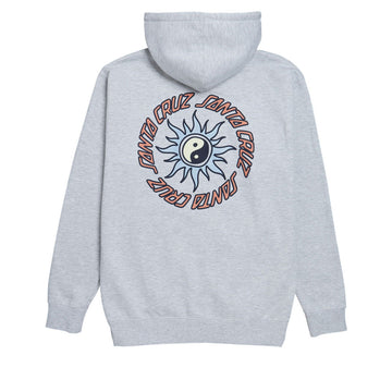 Santa Cruz Sol Spiral Zip Hoodie - Grey Heather