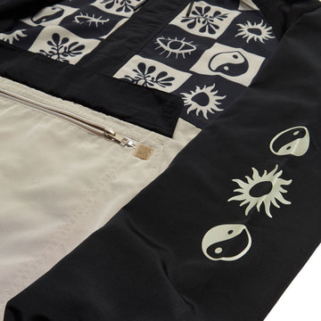 Santa Cruz Strange Check Anorak Jacket - Black/Tan