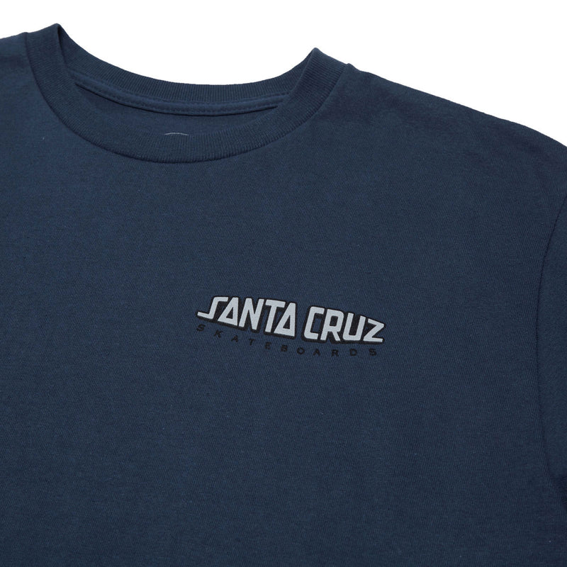 Santa Cruz Malba Crash Dot T-Shirt - Blue Dusk