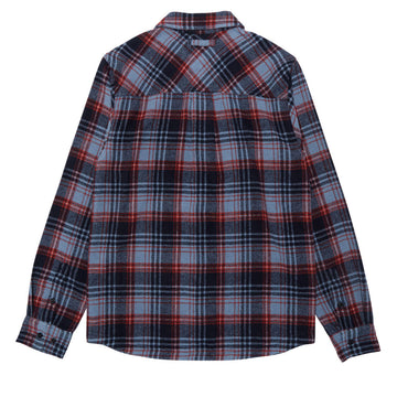 Santa Cruz Classic Long Sleeve Flannel Shirt - Blue Plaid