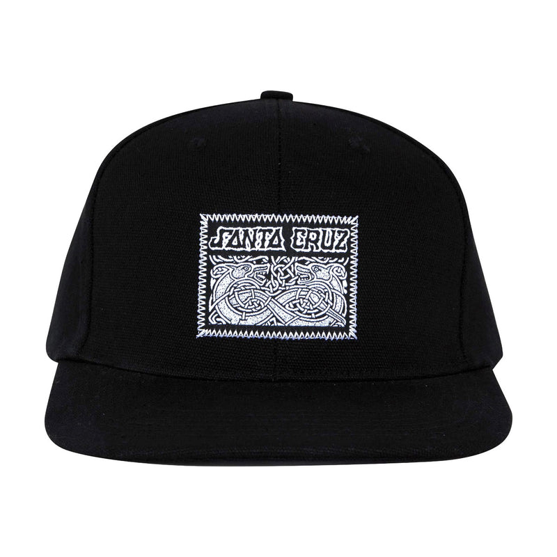 Santa Cruz Dressen Celtic Dogs Snapback Hat - Black