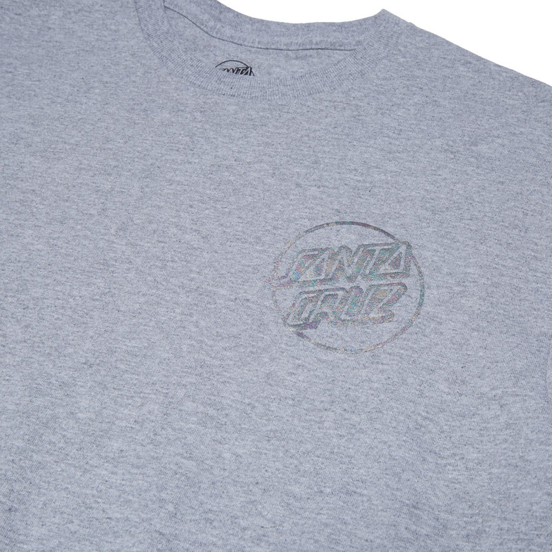 Santa Cruz Opus Dot T-Shirt - Sport Grey/Oil Slick Foil