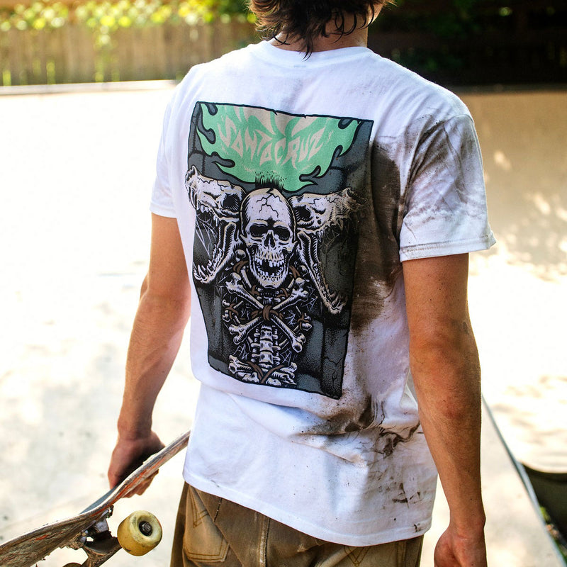 Santa Cruz Pace Torch Center T-Shirt - White