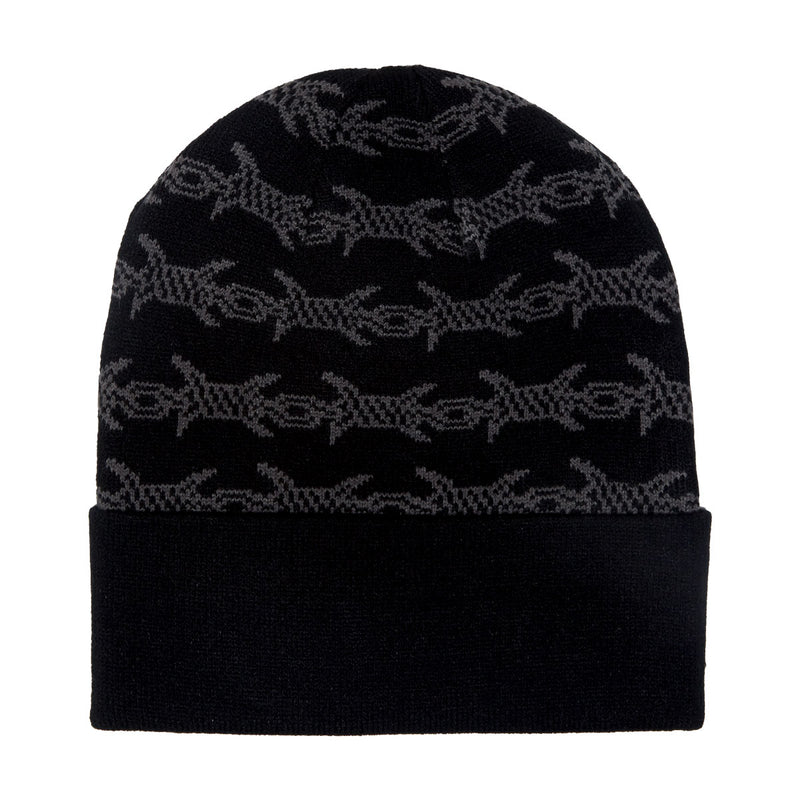 Santa Cruz Wired Flame Long Shoreman Beanie - Black