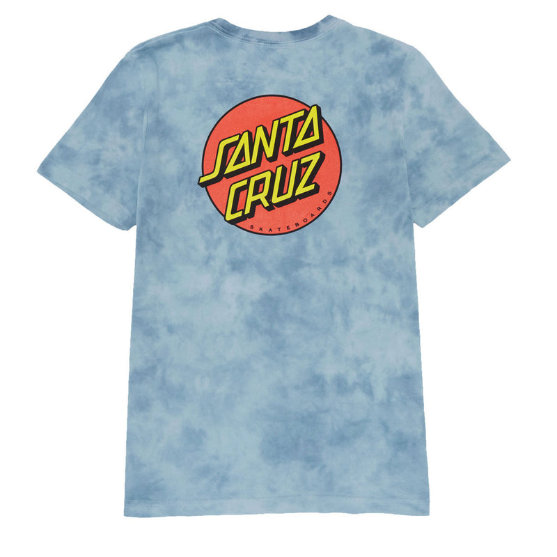 Santa Cruz Womens Classic Dot Relaxed T-Shirt - Tonal Cloud Wash