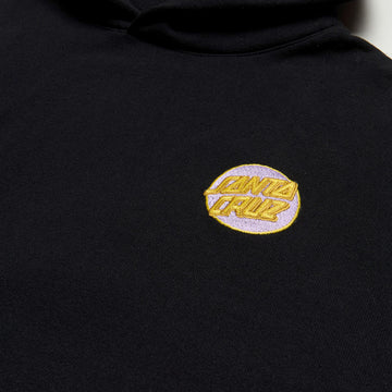 Santa Cruz Womens Cruz Embroidered Hoodie - Black
