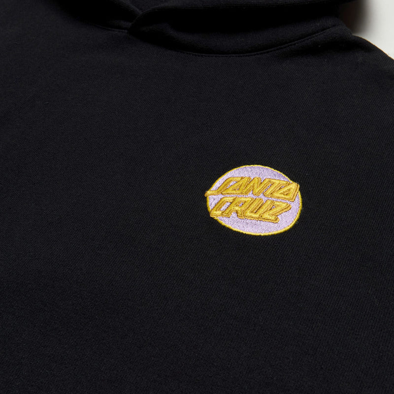 Santa Cruz Womens Cruz Embroidered Hoodie - Black