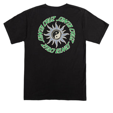Santa Cruz Womens Sol Spiral Center Relaxed T-Shirt - Black