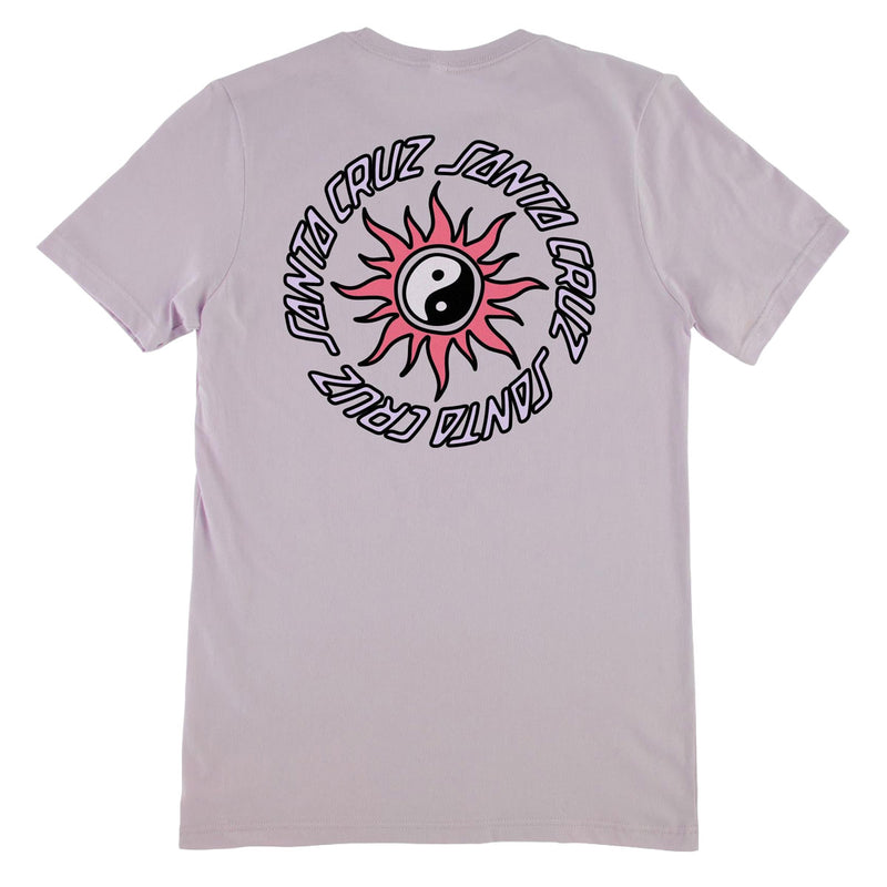 Santa Cruz Womens Sol Spiral Center Relaxed T-Shirt - Lavender Dust