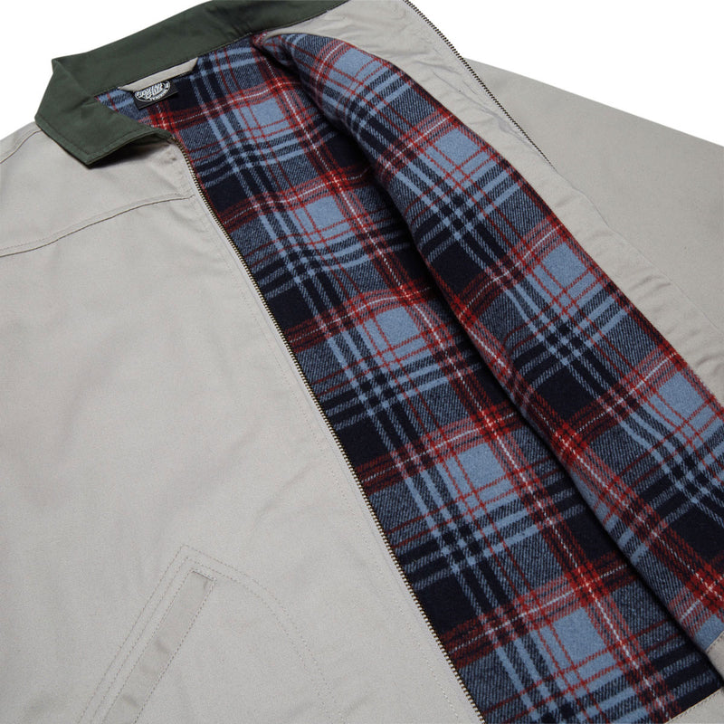 Santa Cruz Womens Twill Maverick Chore Coat Jacket - Bone