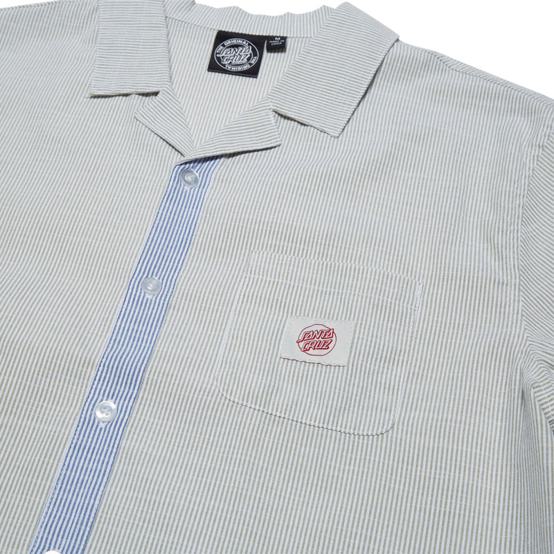 Santa Cruz Womens Opus Dot Lounge Shirt - Pine Stripe