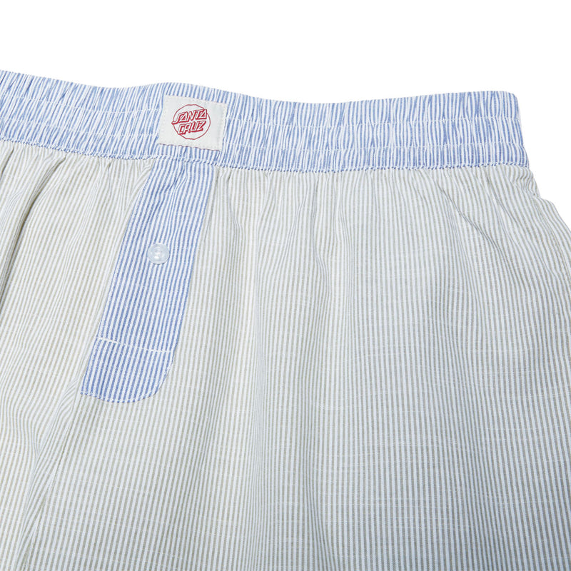 Santa Cruz Womens Opus Dot Lounge Shorts - Pine Stripe