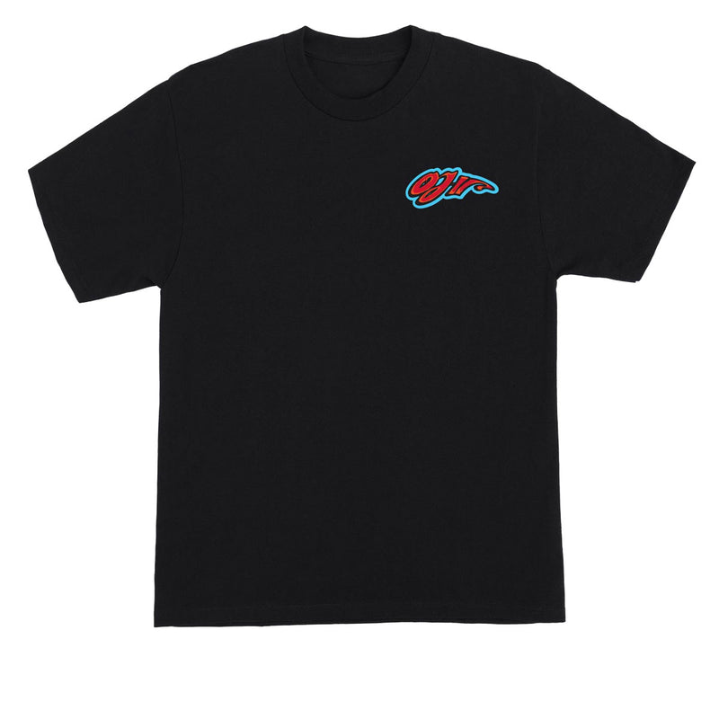 OJ Speed Wheels Screaming Hand T-Shirt - Black