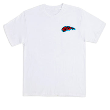 OJ Speed Wheels Screaming Hand T-Shirt - White