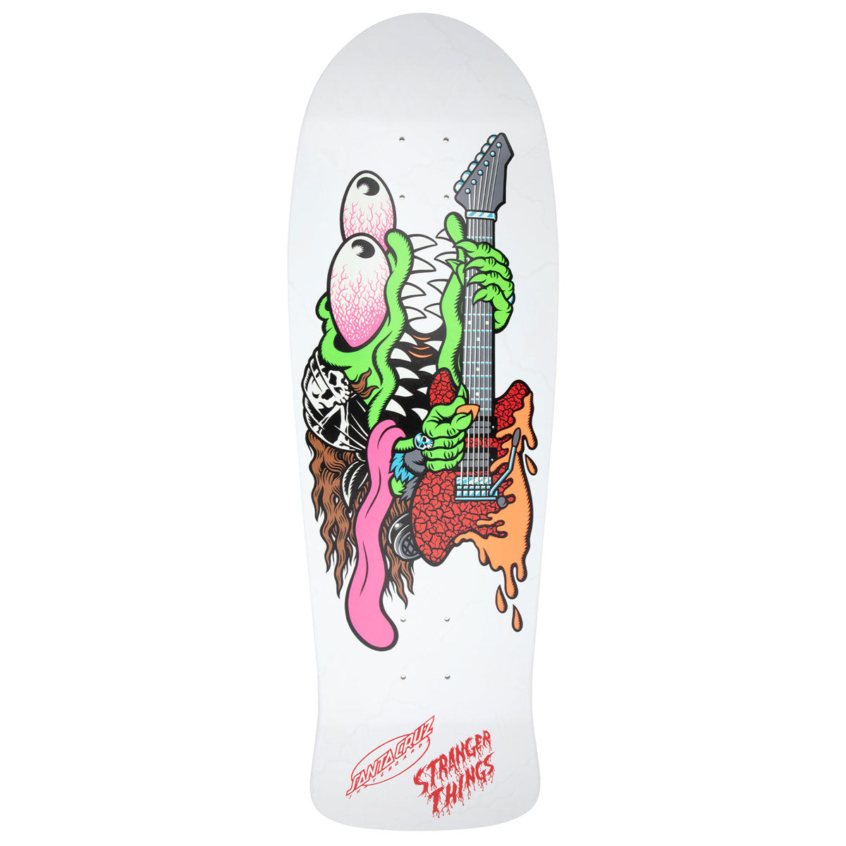 Santa Cruz x Stranger Things Meek Slasher Eddie Reveal Skateboard
