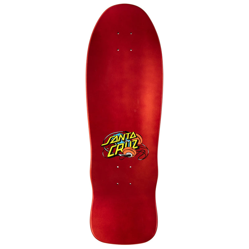 Santa Cruz x Stranger Things Grabke Max Melting Clock Skateboard Complete - Glow In The Dark - 9.70