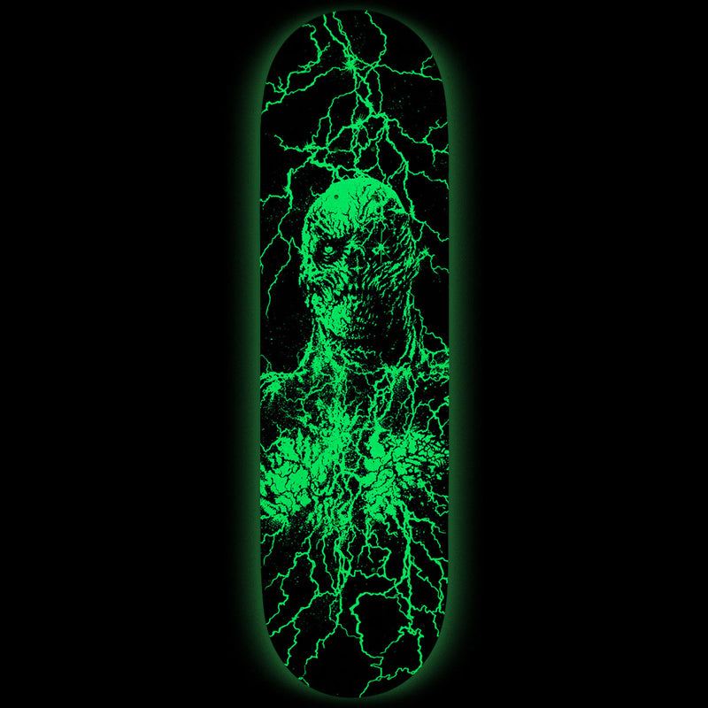 Santa Cruz x Stranger Things Vecna Skateboard Deck - Glow In The Dark - 8.50