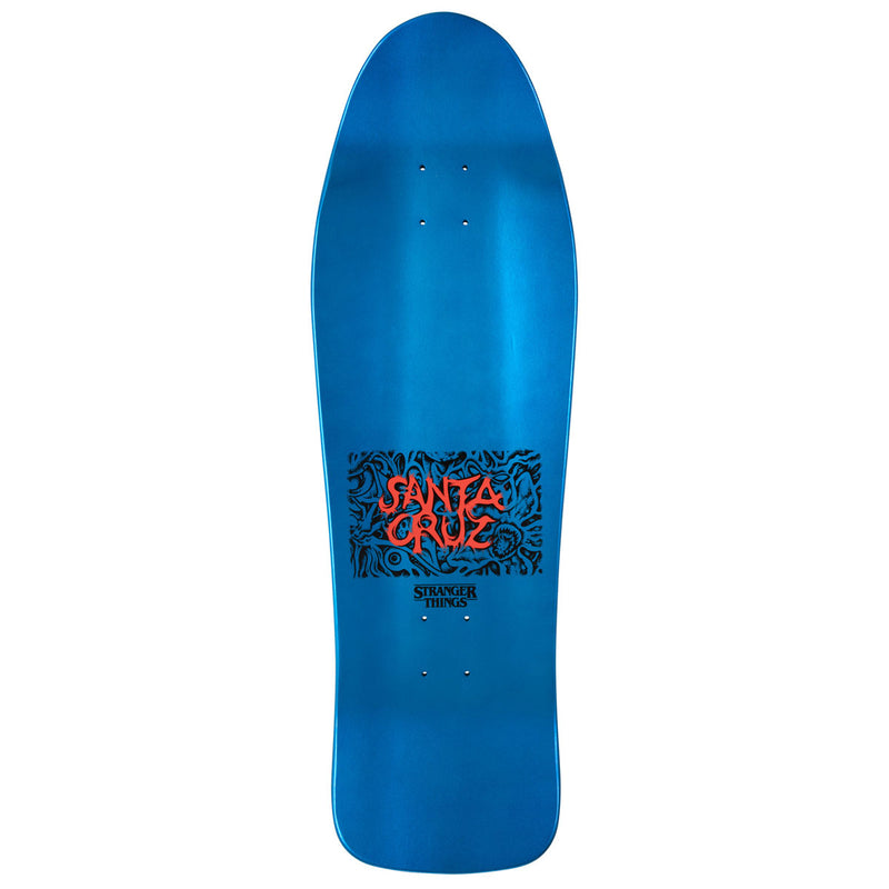 Santa Cruz x Stranger Things Knox Hellfire Pit Skateboard Deck - Glow In The Dark - 10.07