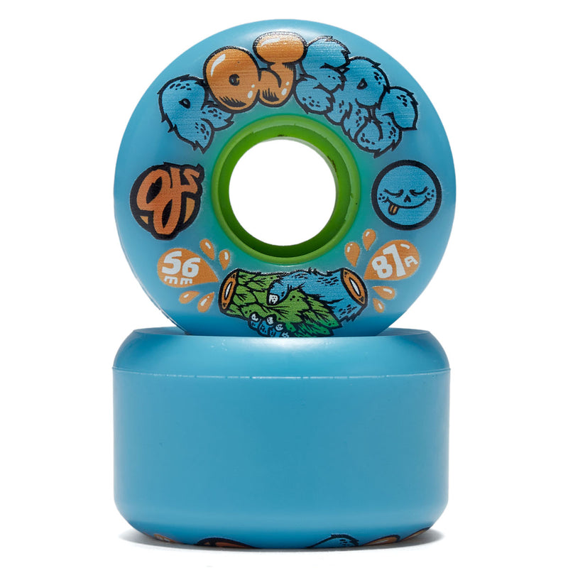 OJ x Roger Skate Co Keyframe 87a Skateboard Wheels - Blue - 56mm
