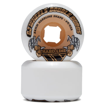 OJ Double Duro Hardline 99a/95a Skateboard Wheels - Gum - 54mm