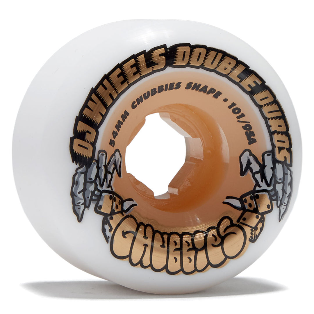 Chubbies Ojs OJ Double Duro Chubbies 101a/95a Skateboard Wheels - Gum - 54mm – CCS