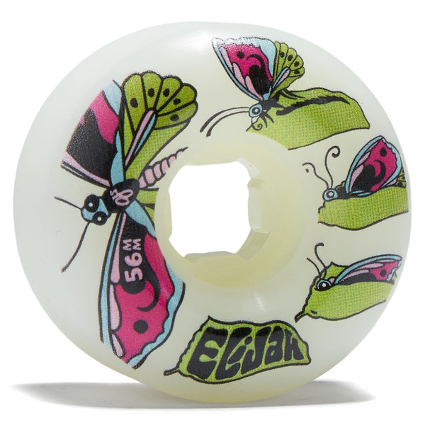 OJ Elijah Akerley Chrysalis Chubbies 99a Skateboard Wheels - White