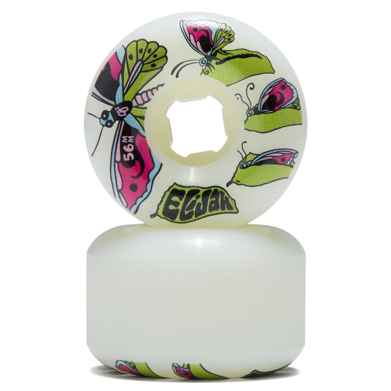 OJ Elijah Akerley Chrysalis Chubbies 99a Skateboard Wheels - White - 56mm