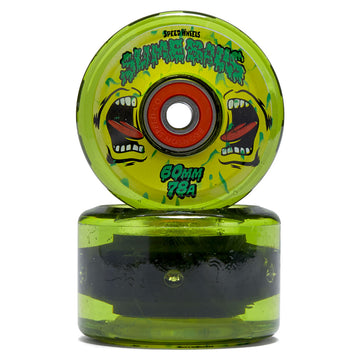 Slime Balls Screaming Slime Light Ups OG Slime 78a Skateboard Wheels - Green - 60mm