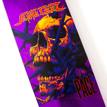 Santa Cruz Pace Deathtrap Remix Pro Skateboard Complete - 8.70