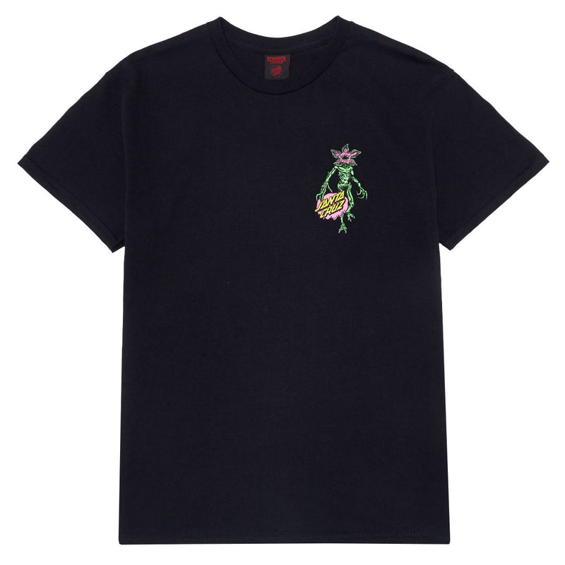 Santa Cruz x Stranger Things Demogorgon Dot T-Shirt - Black
