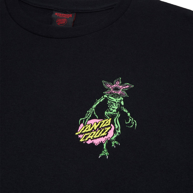 Santa Cruz x Stranger Things Demogorgon Dot T-Shirt - Black