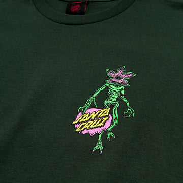 Santa Cruz x Stranger Things Demogorgon Dot T-Shirt - Forest