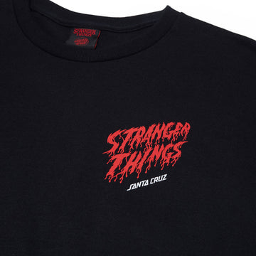 Santa Cruz x Stranger Things Eddie Slasher T-Shirt - Black