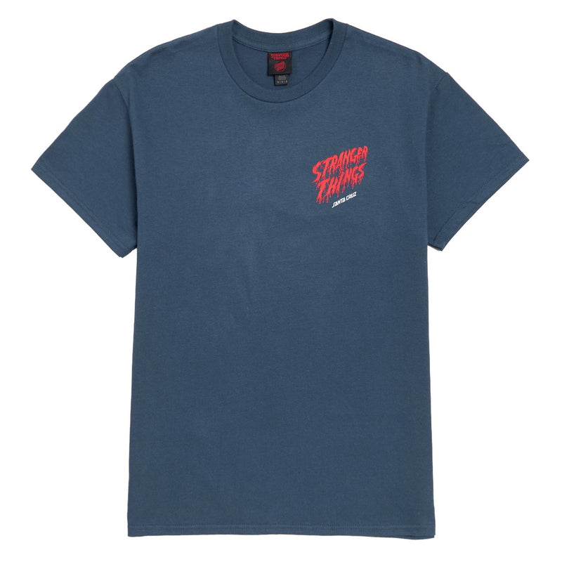 Santa Cruz x Stranger Things Eddie Slasher T-Shirt - Blue Dusk